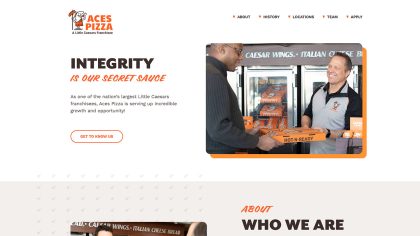 acespizza.com screenshot